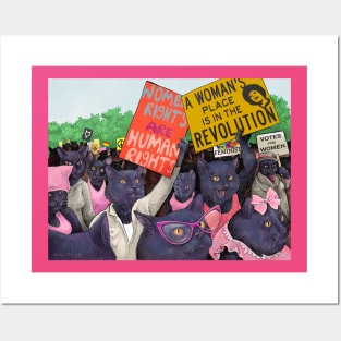 Black Kat Theatre Women's March Posters and Art